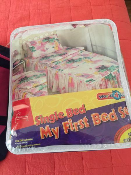 Fairy single bed sheet/ comforter