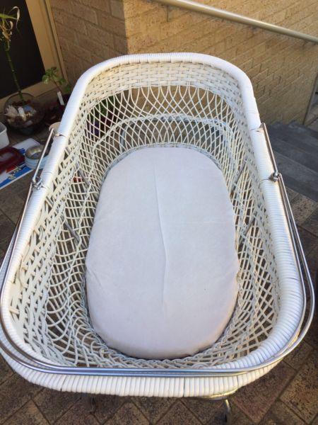 Classic white bassinet