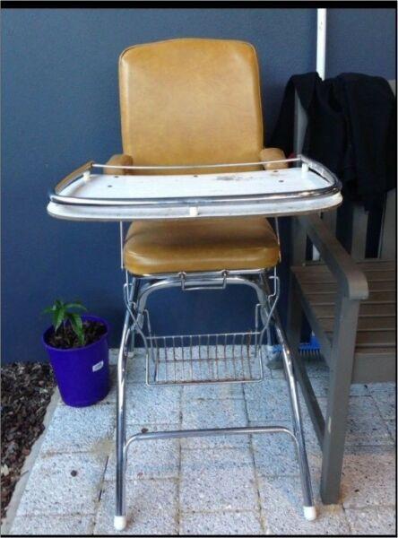 Retro vintage Baby high chair