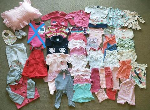 Girls clothing size 000-2 44 items