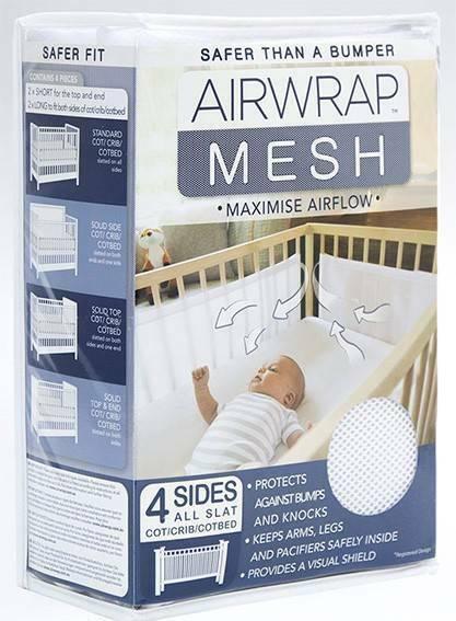 Airwrap mesh for cots