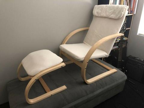 Nursing Chair with footrest