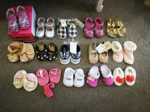 Baby and Toddler Shoes - Size 1 to Size 6