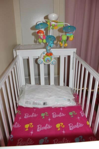 Cot and change table