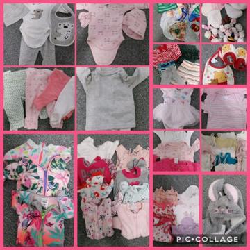Girls baby clothes size 0000