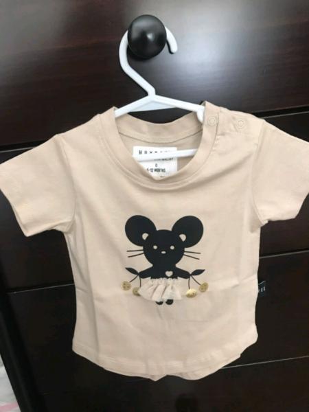 6-12 month old Huxbaby Tops (NEW)