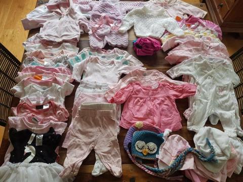 Baby girl clothes size 0000