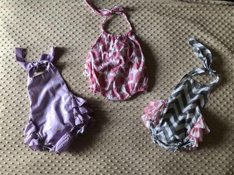 Size 1-2 baby girl playsuits