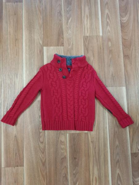 GAP Boys Red Knitted Jumper size 4