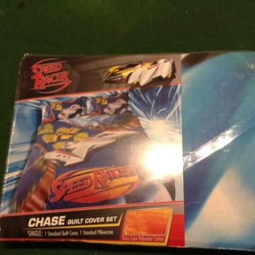 Boys Speed Racer Quilt Cover Set