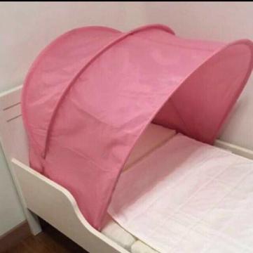 IKEA bed tent pink in good condition!