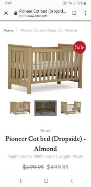 Boori Country Collection Pioneer Cot - Natural