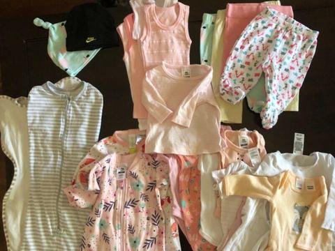 Bundle of Baby Girl / Unisex Clothes (New and Barely Worn)