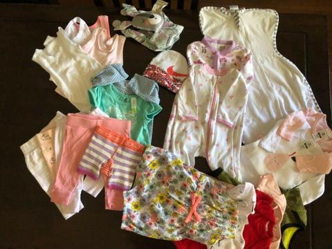 Baby Girl and Unisex Clothes (Bundle of new and barely worn)