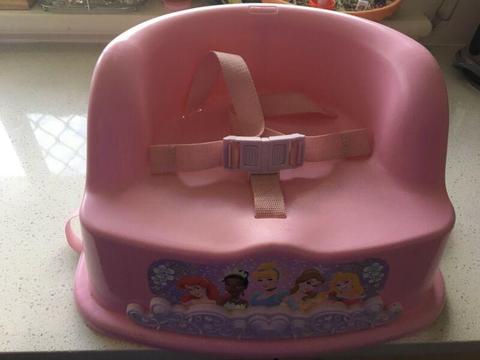 Disney Princess childs booster seat for table and chair