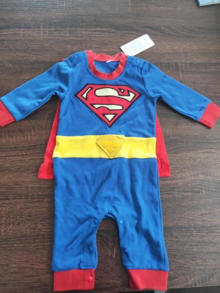 Superman onesie with cape