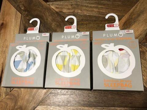 Plum Bamboo Jersey Sleep Bags (0-6 months) - NEW