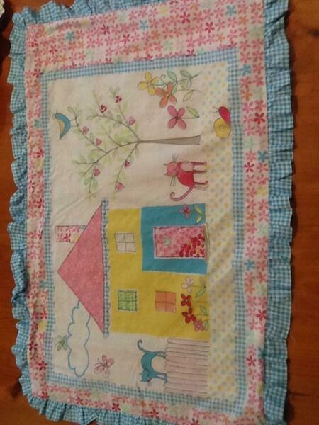 Girls single bed quilt cover set