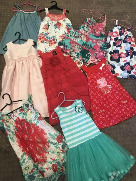 Girls beautiful branded dresses size 5-7 as new