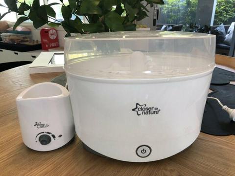 Closer to Nature electric steam sterilizer and bottle warmer
