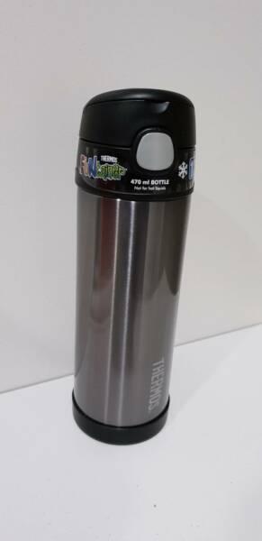 Brand New Thermos Funtainer Charcoal Drink Bottle 470ml