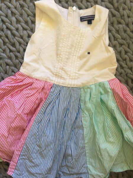 Size 1yr-2 little girls tommy hilfiger dress