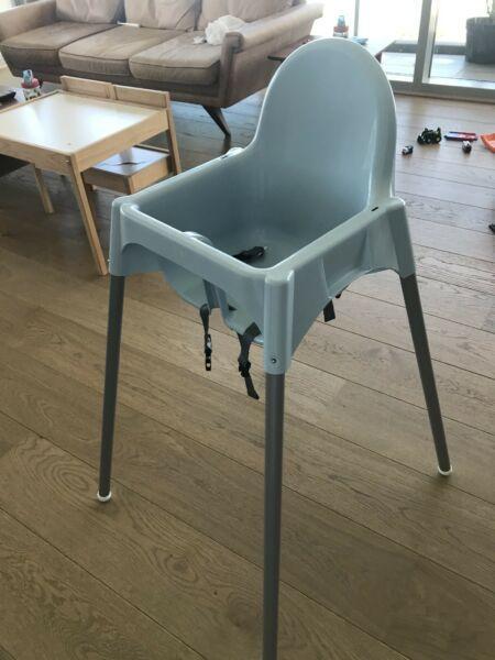 IKEA Baby High Chair in light Blue