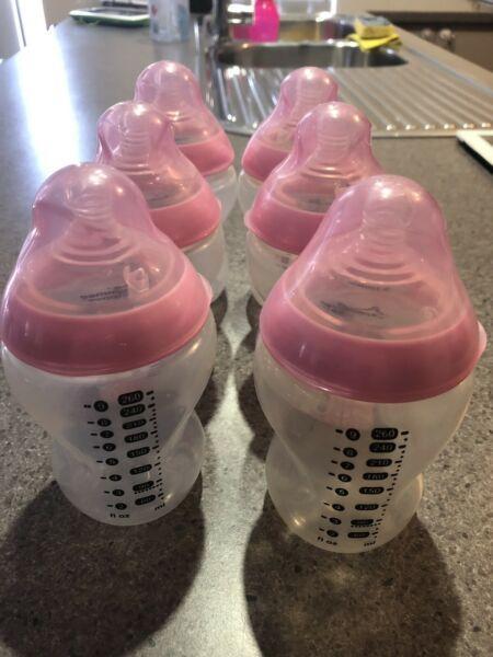 Tommee Tippee Bottles x6