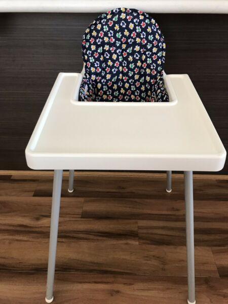 Ikea high chair with cover