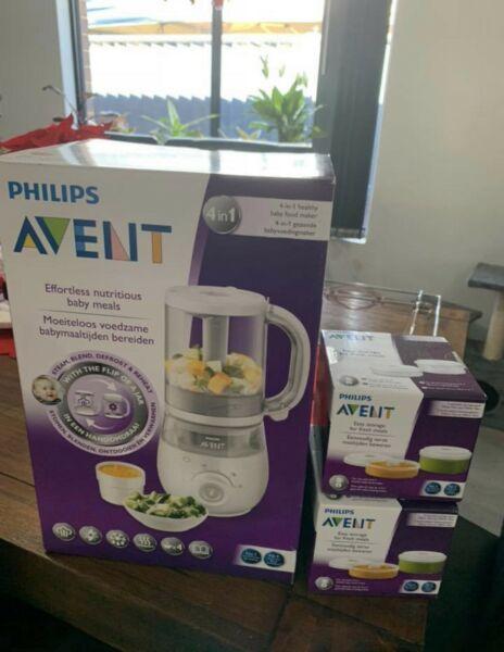 Avent baby food maker accessories