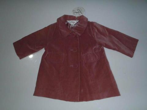 BEBE BY MINIHAHA GIRLS JACKET, PINK SIZE 0, NEW WITH TAGS