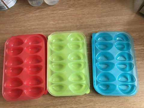 Baby food freezer trays