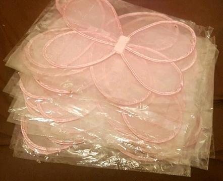 15 X Pink Fairy Wings *NEW*