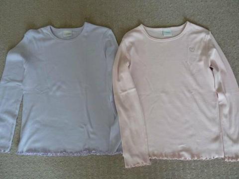 NEXT. 10yrs.Girls long sleeve t-shirts x2, with diamonds.$8 EACH