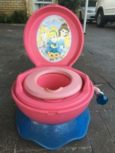 Disney Princess 3 in 1 children potty system toilet training