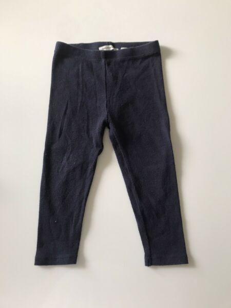 Country Road Rib Tights Size 18-24 Months - Navy & Pink