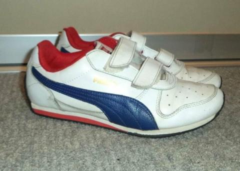 PUMA Little Boys Sneakers Shoes Trainers Runners Velcro 3.5 US