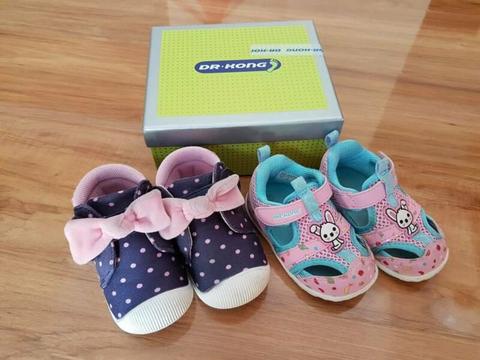 Girls size 21 & 22 - Dr Kong shoes