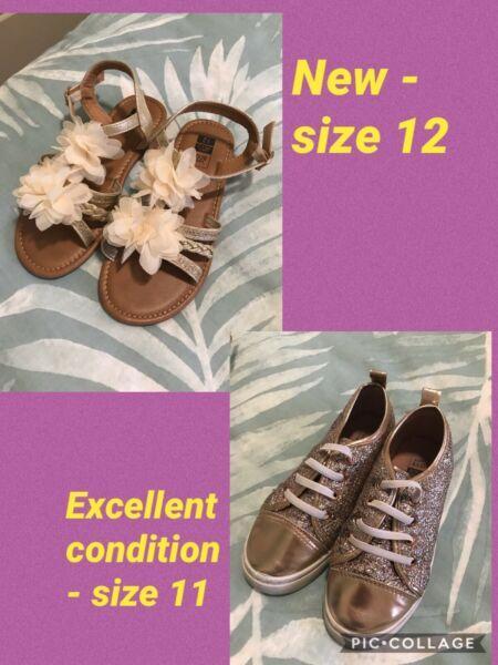 Girls Shoes -size 11 & 12