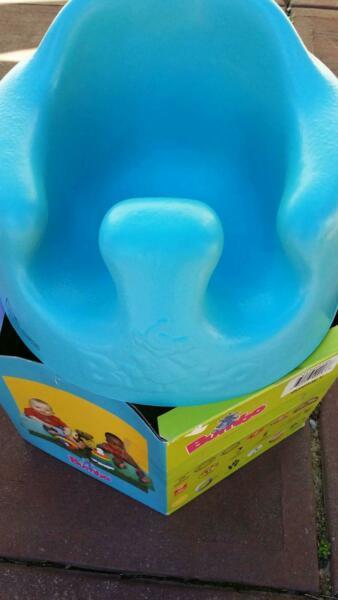 Blue Bumbo & Tray - great used condition