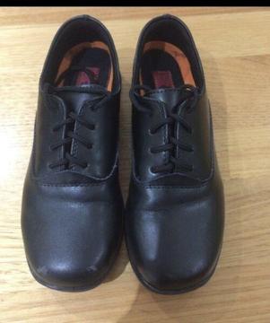 Boys Smart Black Shoes - size 2