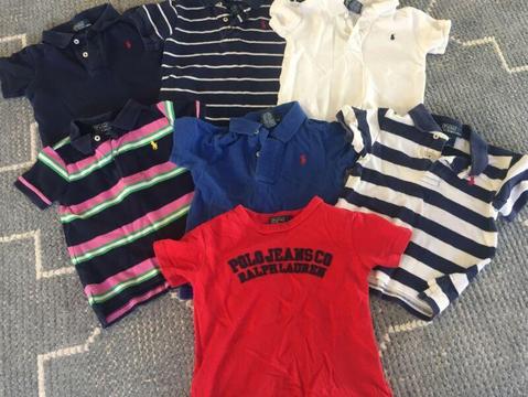 Boys Ralph Lauren polo shirts size 12months and 18m