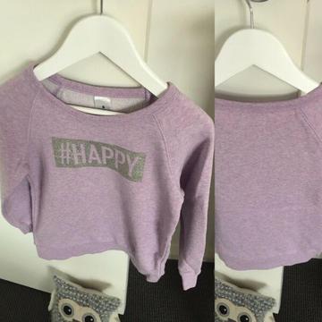 Girl's SIZE 6 - As new #Happy Jumper