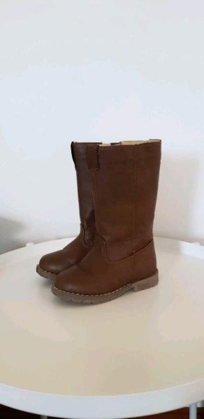 Toddler Boots Size 7 Brown